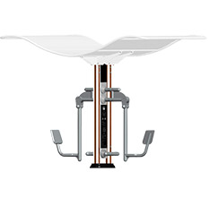 双柱儿童摇篮(图2)