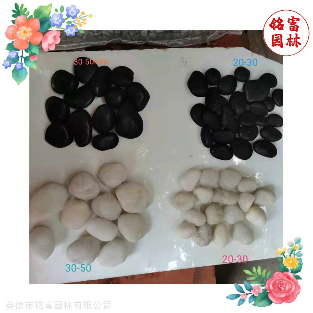 花园路径铺路石-白色鹅卵石-茂名鹅卵石厂家(图1)