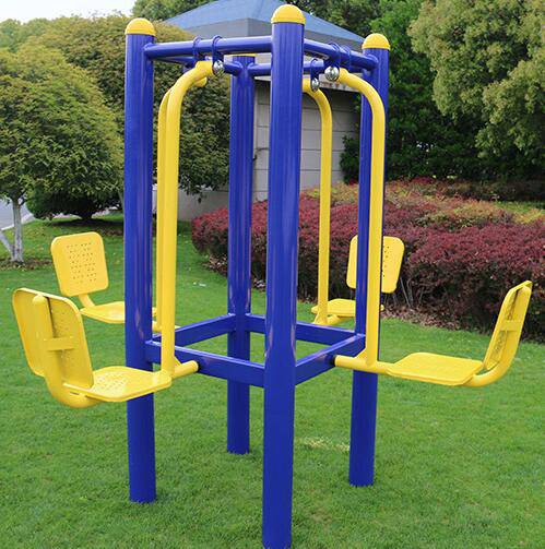 小区室外健身 中老年健身 学校健身器材 公园广场健身路径双人坐蹬(图1)